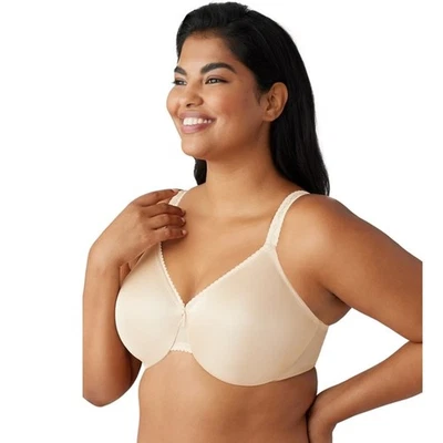 Sujetador minimizador cómodo con aros moldeado simple Wacoal para mujer talla 40C beige nuevo sin etiquetas Foto 1 de 4
