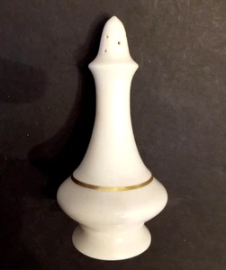 Coctelera de pimienta LENOX Regency de un solo reemplazo tapones de borde dorado crema de colección EE. UU. - Imagen 1 de 4