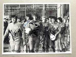 DDR-Team WM 1974 (7x signiert) signed Foto 13x17 Autogramme Rarität - Picture 1 of 1