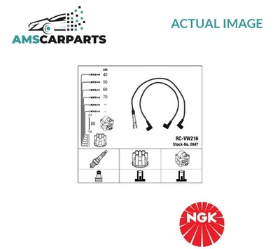 IGNITION CABLE SET LEADS KIT 0947 NGK NEW OE REPLACEMENT - Image 1 of 4