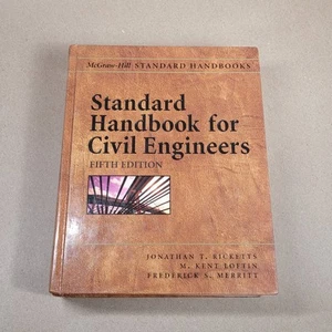 Standard Handbook for Civil Engineers by Frederick Merritt Fifth Edition HC 2004 - Picture 1 of 11