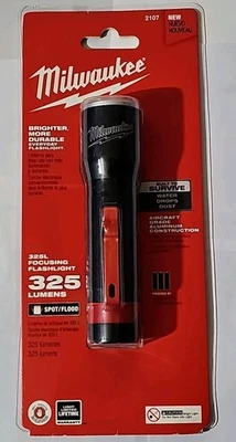 Milwaukee 2107 Focusing Flashlight Black And red New - Image 1 of 2