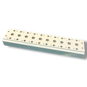 G1/4 Tube Hole Aluminum 10 Stations Manifold Solenoid Air Pilot Valve Base - Picture 1 of 1