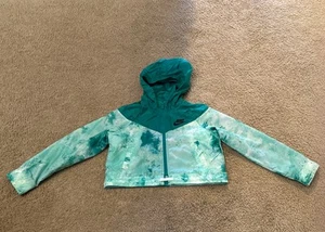 Nike Jacket Girls Windrunner Sportswear Zip Hoodie Convertible Crop Medium - Picture 1 of 14