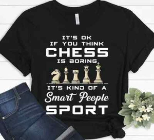 Funny Chess Gift Idea Chess Player Gift Checkmate Christmas Gifts T-shirt - Picture 1 of 9