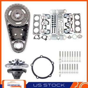 Juego de pernos de junta de culata Kit de cadena de distribución Bomba de agua para Chevrolet Venture 00-05 - Imagen 1 de 13