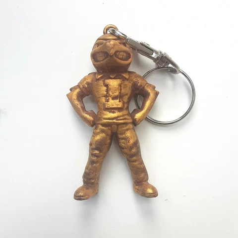 3" tall UI Herky the Hawk Keychain, Backpack Dangler, Handbag/Car Car Decoration Cover