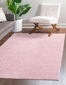 Modern Impression Trellis Frieze Area Rug For Indoor/Home/Offices/Gifts S146477