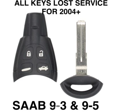 2 Keys - Saab 9-3 2003-2011 CIM Key Replacement For All Keys Lost Or Spare Key - Image 1 of 4