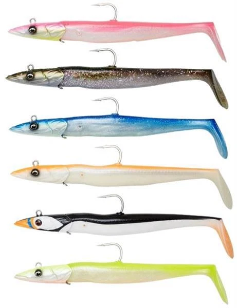 Savage Gear Sandeel V2 BigGame Gummifisch 140-275g Sandaal Meeresangeln Norwegen - Bild 1 von 1
