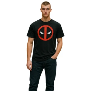 Marvel Dead Pool Black Men's Medium Preowned Tee - Picture 1 of 4