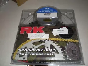 Genuine RK Motorcycle Chain & Spocket Kit Suzuki GSX 1300 R BUSA 08 UP HYABUSA - Foto 1 di 2