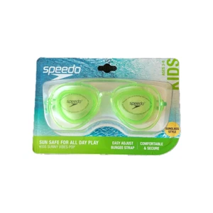 Speedo Occhiali da Sole per Bambini Verde Stile Sunny Vibes Occhiali con Cinghie Elastiche Età 3-6 - Foto 1 di 2