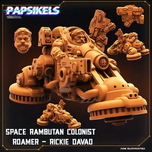 Space Rambutan Colonist Roamer -  Rickie Davao | DnD Miniatures | Tabletop - Bild 1 von 1
