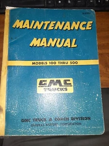 GMC Models 1955 100-500 manual de tienda original - Imagen 1 de 3