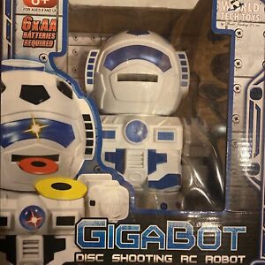 Gigabot Disc Shooting RC Robot With Wireless Remote World Tech Toys