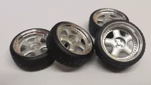 SD Felgen 15 Zoll Schmidt Revolution silber 30mm 1:18 Modellauto Tuning - Bild 1 von 1