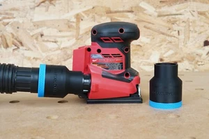 1 7/8" Shop Vac Hose Adapter for Milwaukee M18 1/4 Sheet Sander - Picture 1 of 4