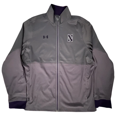 Northwestern University Wildcats Men's Under Armour Grey Sideline Jacket Cover