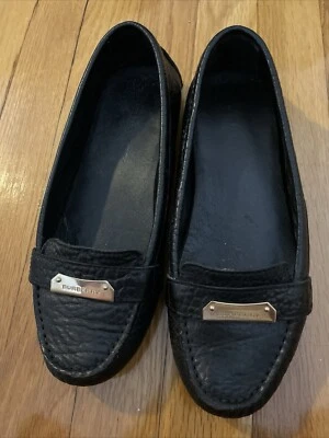 Mocassim Burberry feminino preto médio tamanho 8  - Imagem 1 de 4
