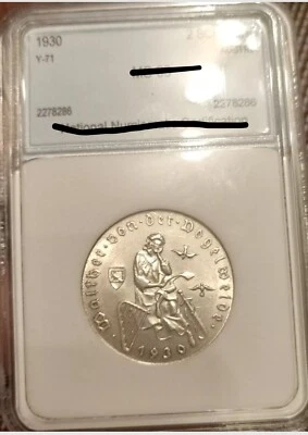 Silver Austria 🔷 2 Shillings 1930 🔷 High graded UNC 🔷  - Image 1 of 2