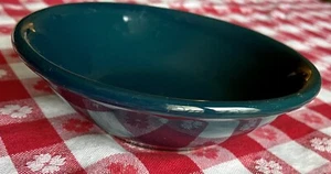 Vintage Workshops of G. HENN Pottery Small Teal Blue Jewelware Bowl Dish 5.5” - Imagen 1 de 3