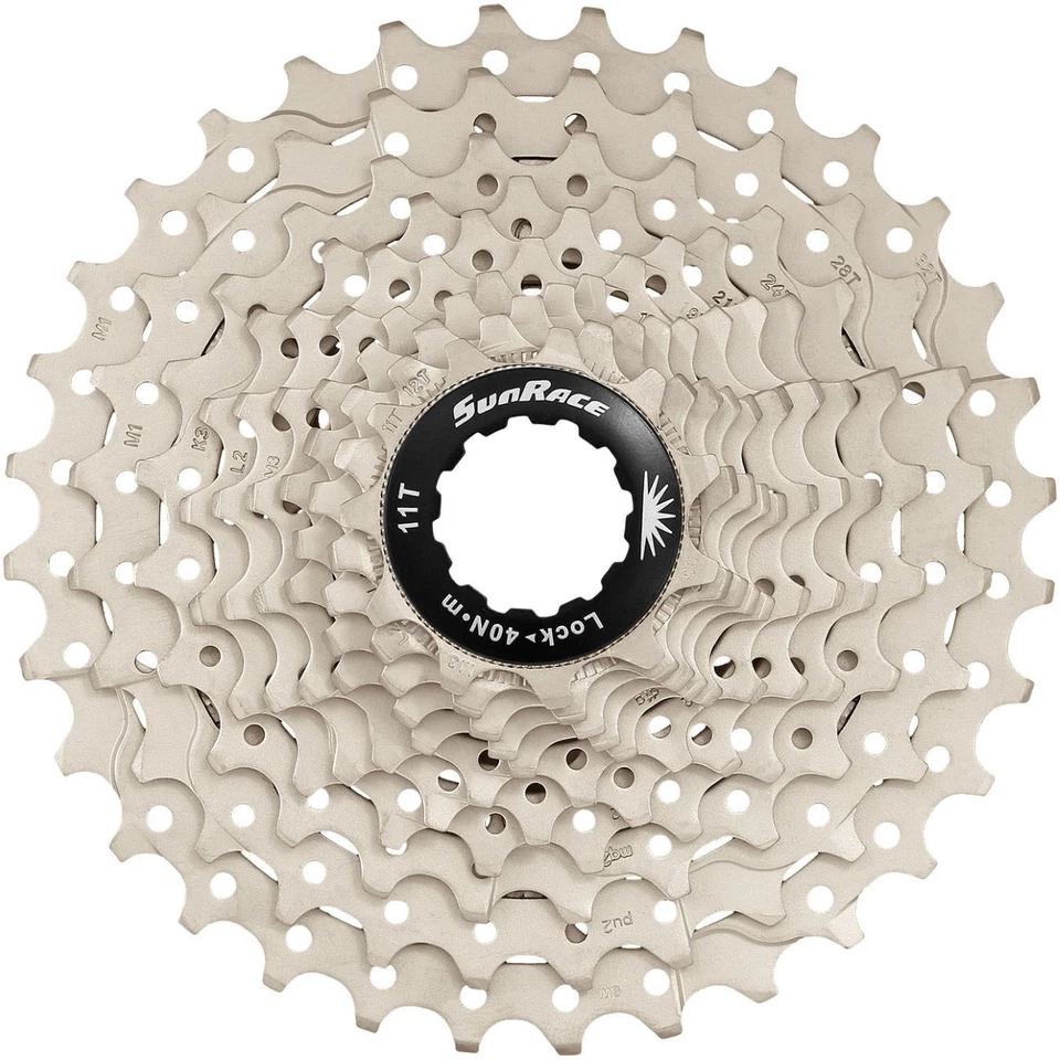 SunRace CSRS3 11-Speed 11-32T Bike Cassette fits Shimano SRAM Silver Road - Image 1 of 1