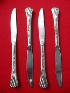 SPRING MIST Pattern 4 Dinner Knives By Oneida Deluxe Distinction Stainless - Photo 1 sur 3