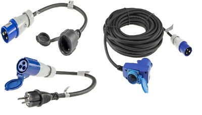 CEE Adapter Camping Stromadapter CEE Stecker Schuko Steckdose CEE-Steckdose - Bild 1 von 4