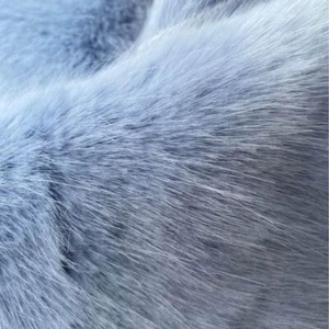 Faux Fur Fabric,Luxury Handle Short Pile,Furry Soft Cuddly, baby blue - Picture 1 of 2