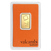 Lot of 25 x 10 gram Valcambi Gold Bar
