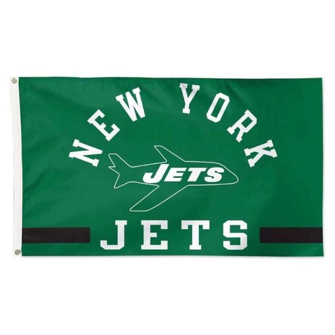 New York Jets Flags 3x5 Ft Banner Football Man Cave New FREE USA Shipping Cover