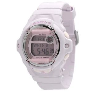 Casio Women's Watch Baby-G Quartz Digital Dial Light Pink Resin Strap BG169M-4 - Picture 1 of 3