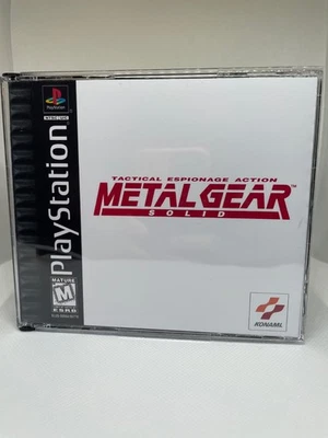 Metal Gear Solid PS1 Replacement Case - NO GAME NO MANUAL - Image 1 of 3