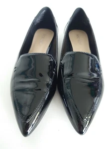 Nine West Women's Black Patent Leather Pointed Flats US 6 AU 6 UK 4 EUR 36 - Picture 1 of 6