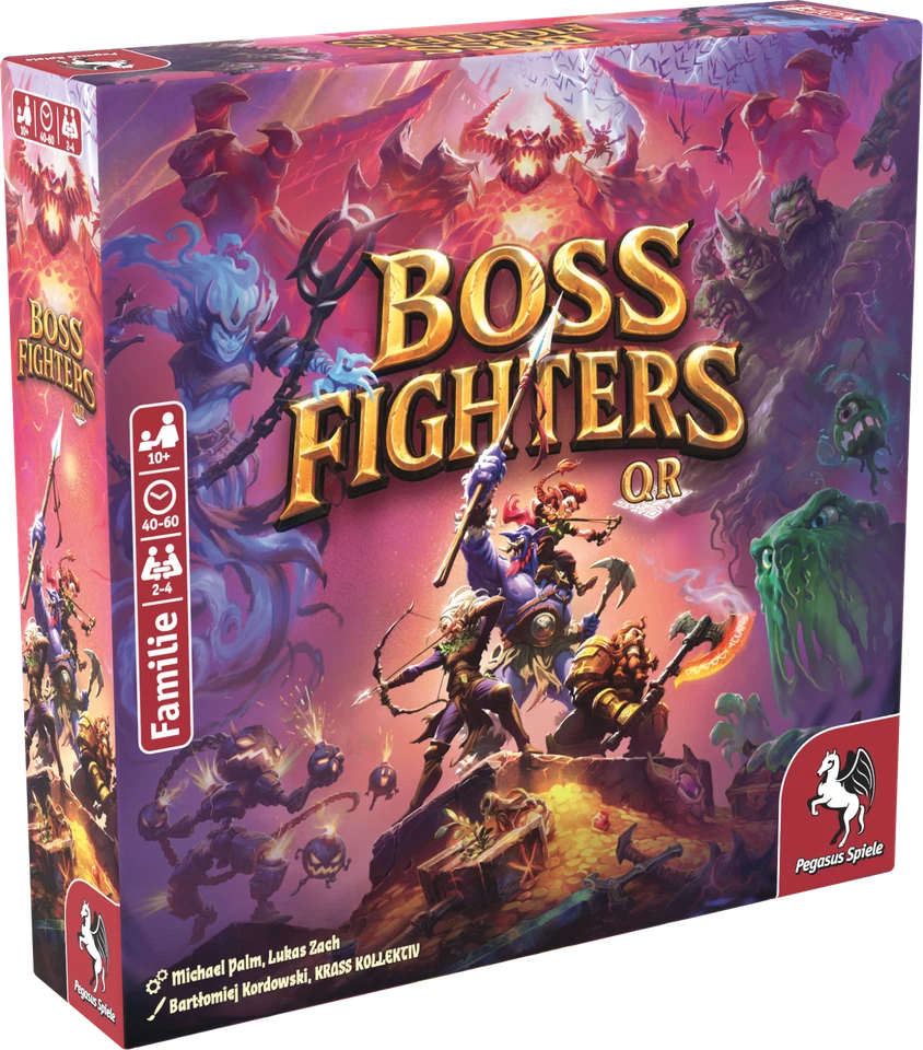 VORBESTELLUNG Boss Fighters QR (DE) Brettspiel Kartenspiel Kooperativ - Bild 1 von 3