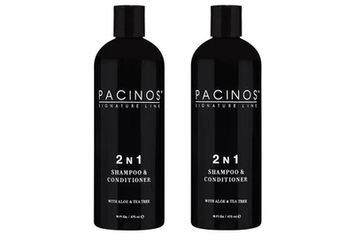 Pacinos 2-n-1 Shampoo and Conditioner Aloe Vera and Tea Tree Extract PACK of 2 - Image 1 of 4