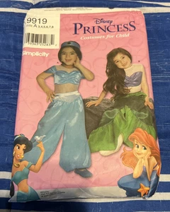 Simplicity Disney Princess Jasmine And Ariel Costume Patterns 9919 (2001) - Picture 1 of 24
