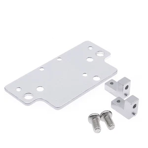 Alloy Silver Servo Mount Plate 13814 For RC RedCat 1/10 Everest Gen7 Pro/Sport - Picture 1 of 5