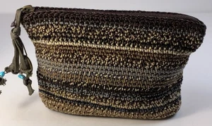 The Sak gehäkelte kleine Accessoire Tasche Reißverschluss mit Quaste - Bild 1 von 12