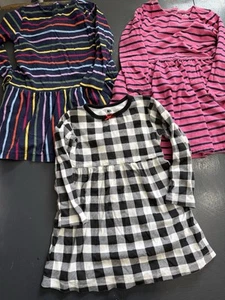 Primary 5 Dress Lot Of 3 Long Sleeve Cotton Knit - Picture 1 of 7