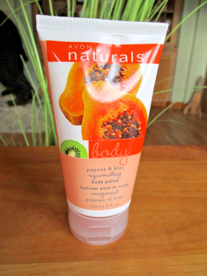Avon Naturals Papaya & Kiwi Rejuvenating Body Polish ((((Factory Sealed)))) - Image 1 of 1
