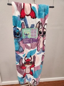 DISNEY STITCH PLUSH THROW 50in x 70in 100% POLYESTER MADE IN CHINA NEW WITH TAGS - Picture 1 of 4