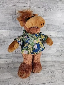 Vintage Hawaiihemd ALF Plüsch 18 Zoll Stofftier Spielzeug Puppe 2002 Nanco y2k - Bild 1 von 8