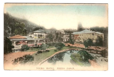 3x5", USED Posted, Nikko Hotel, Japan postcard dtd 3.3.14 - Image 1 of 3