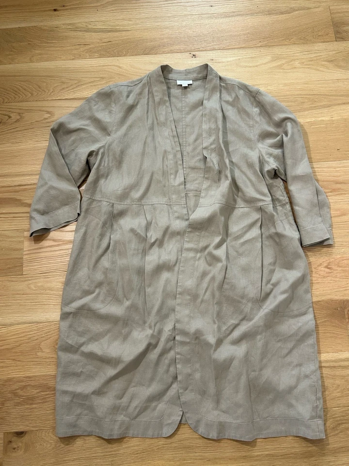 Pure Jill Elements Linen Jacket Topper Shirt Size Large L - Image 1 of 4