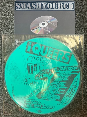 THE QUEERS - SUCK THIS(RARE 1995 PICTURE DISC VINYL/SCREECHING WEASEL) - Image 1 of 2