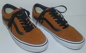 Vans Old Skool DIY Womens 8 Mens 6.5 Canvas Suede Sneakers Shoes Brown Black LN! - Picture 1 of 9