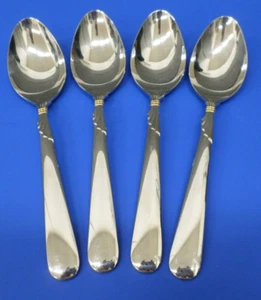 4 - Yamazaki LINDI Gold Knot Glossy 18/8 Stainless Japan Flatware SOUP SPOONS - Picture 1 of 6
