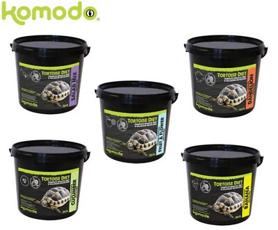 KOMODO TORTOISE FOOD 2KG COMPLETE FEED HOLISTIC NATURAL DIET 5 FLAVOURS GENUINE